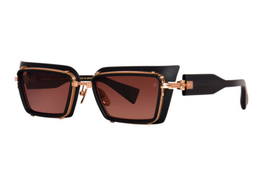 Balmain ADMIRABLE BPS-130D Matte Black/Rose Gold/Dark Rose to Light Rose Polarized AR