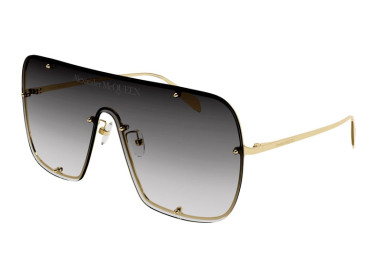 Alexander McQueen AM0362S 003 Gold/Grey Gradient