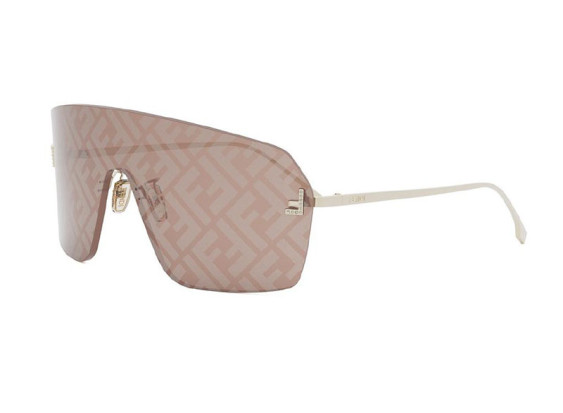 Fendi FE4121US 32E Gold/Grey with FF Pattern