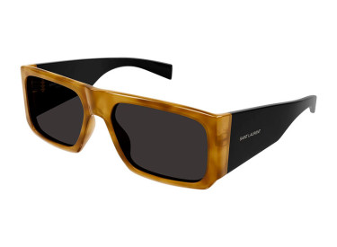 Saint Laurent SL635ACETATE 005 Brown Havana/Black/Black