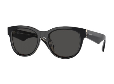 Burberry BE4432U 412187 Top Black On Vintage Check/Dark Grey