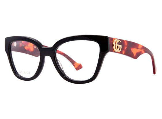 Gucci GG1424O 007 Black/Havana 54mm