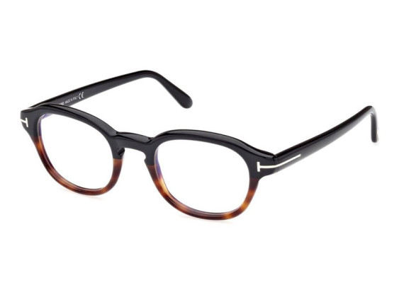 Tom Ford FT5871-B 005 Black/Havana 49mm