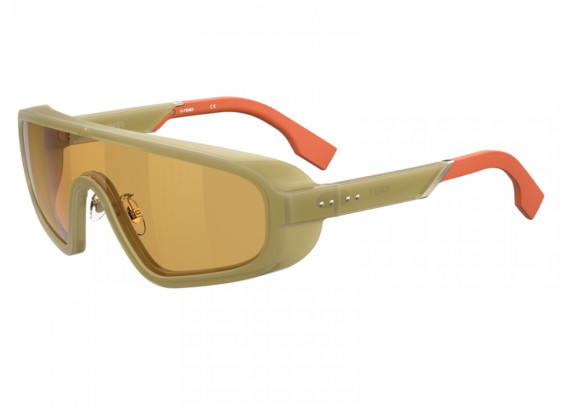 Fendi FFM0084/S 1ED7Y Green Tan Brown Orange