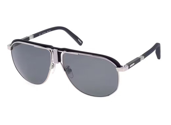 Chopard SCHF82 579P Shiny Palladium/Smoke Silver Mirror Polarized