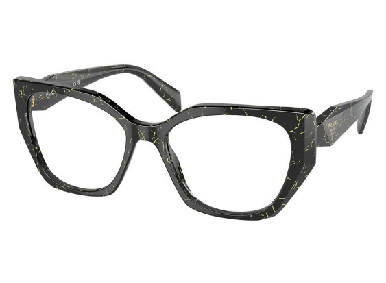 Prada PR18WV 19D1O1 Black/Yellow Marble 54mm