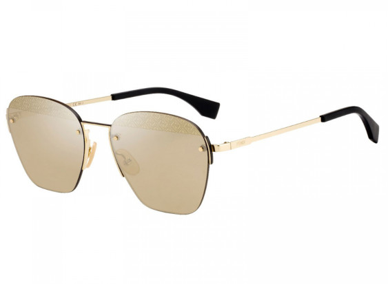 Fendi FFM0057/S J5GVP Gold/Gold Mirror