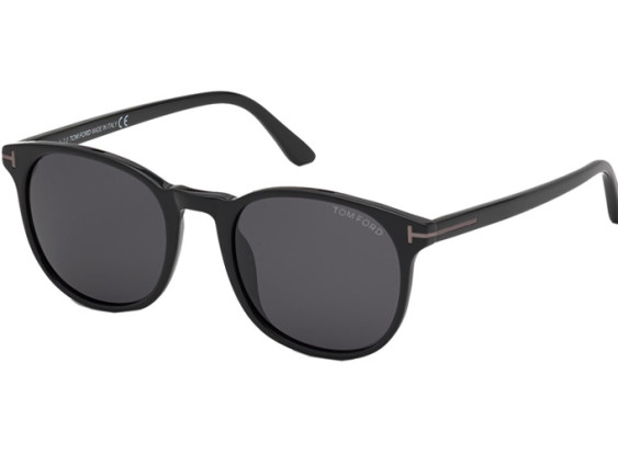 Tom Ford FT0858-N 01A Shiny Black/Smoke 53mm