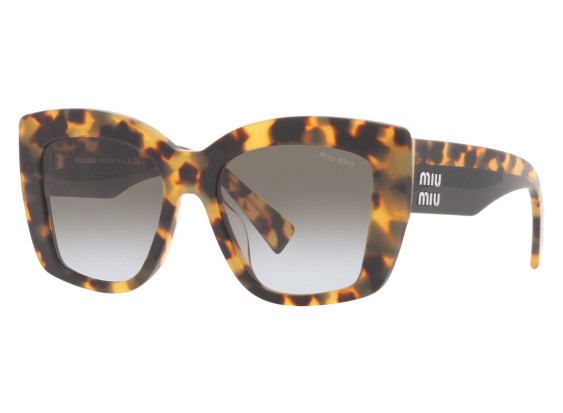 Miu Miu MU04WS 7S00A7 Light Havana/Gray Gradient