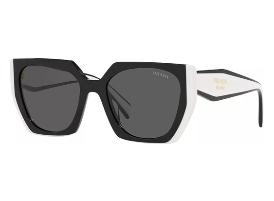 Prada PR15WS 09Q5S0 Black/Talc/Dark Grey