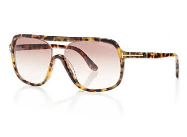 Tom Ford FT0442 53F Shiny Havana/Brown Gradient