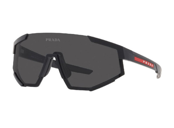 Prada Sport PS04WSF DG006F Black Rubber/Dark Grey