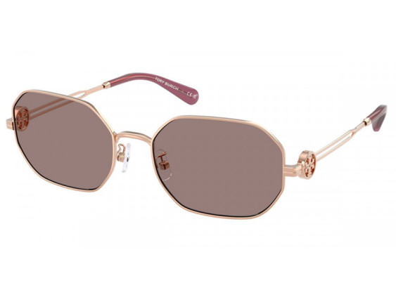 Tory Burch TY6113 33587N Light Rose Gold/Light Brown Purple Mirror
