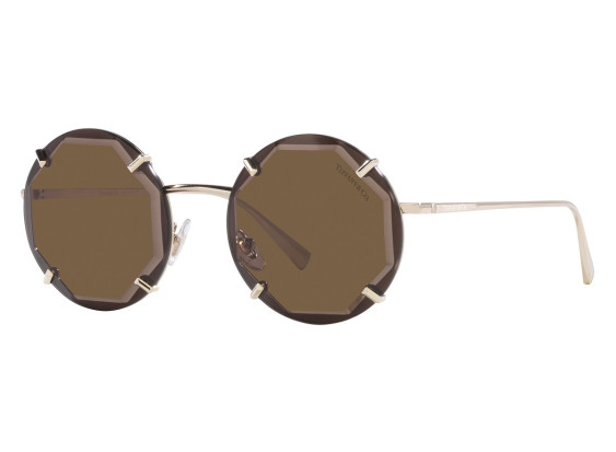 Tiffany & Co. TF3091 602173 Shiny Gold/Dark Brown