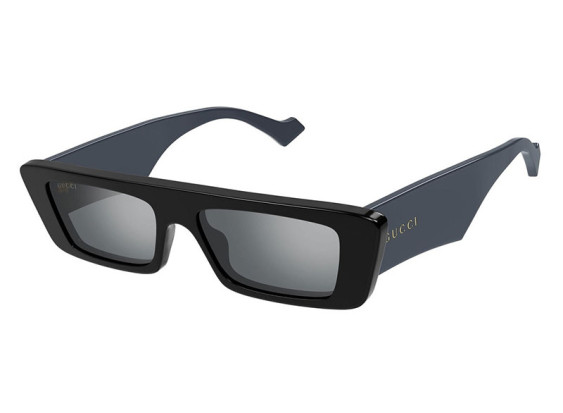 Gucci GG1331S 005 Solid Black/Mirror Silver