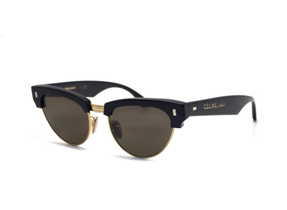 Celine CL40059U 30E Black Gold / Brown Mineral