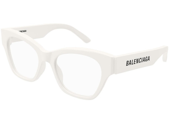 Balenciaga BB0263O 003 White 52mm