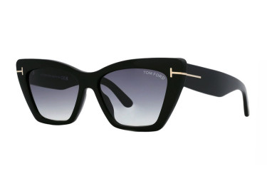 Tom Ford FT0871 01B Shiny Black/Gradient Smoke