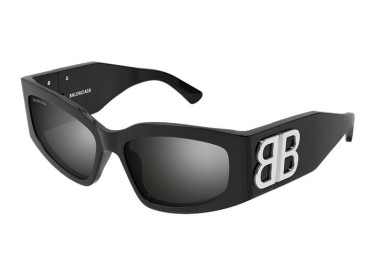 Balenciaga BB0321S 009 Grey/Grey Silver Mirror