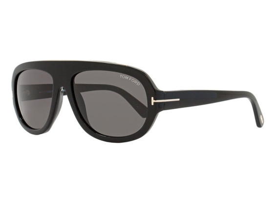 Tom Ford FT0444 HUGO 01A Black/Smoke