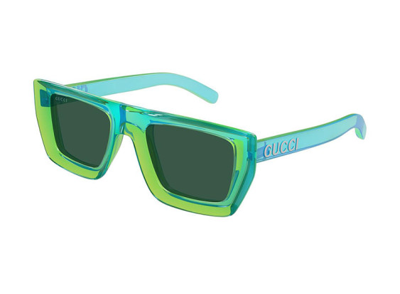 Gucci GG1723S 005 Transparent Green/Lime Yellow/Green