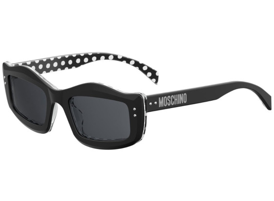 Moschino MOS029/S 0TAYIR Black Pattern White / Grey