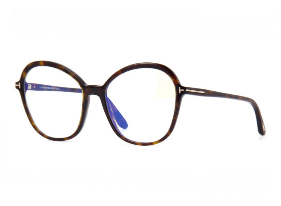 Tom Ford FT5577-B 052 Dark Havana/Clear Blue Light Block 55mm