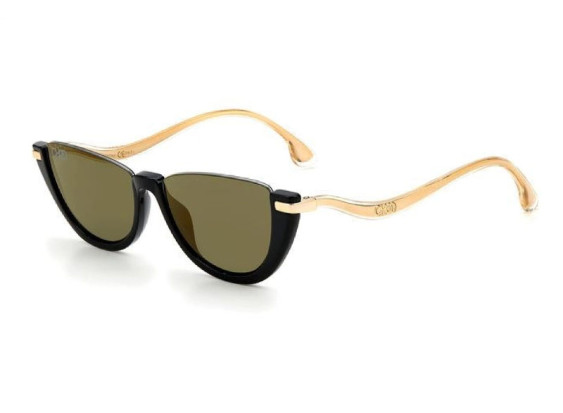 Jimmy Choo IONA/S 0807 K1 Black/Gold/Brown Gold Mirror
