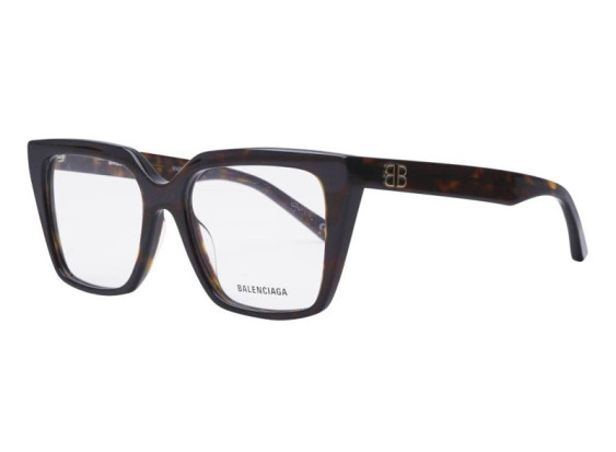 Balenciaga BB0130O 005 Dark Havana 53mm