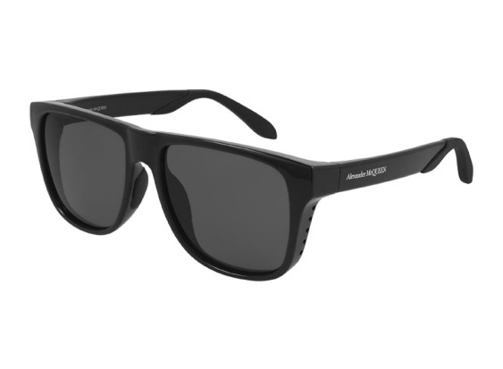 Alexander McQueen AM0292SA 001 Shiny Black/Grey