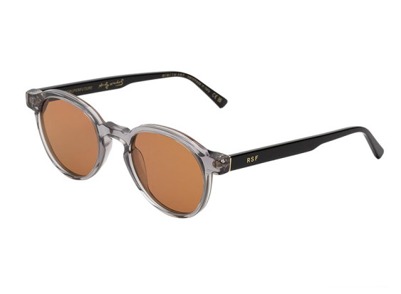 RETROSUPERFUTURE The Warhol Stilo ZWN Transparent Grey/Black/Brown