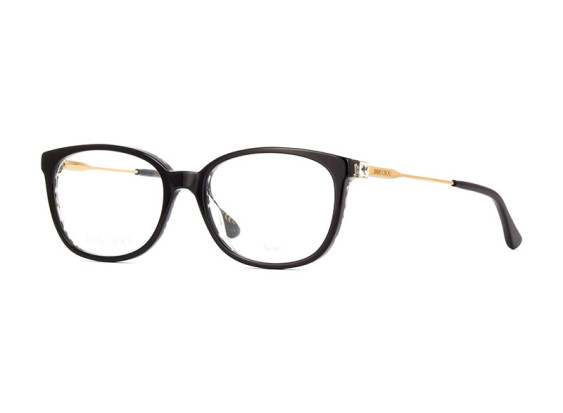 Jimmy Choo JC302 07T3 00 Black/Gold 53mm