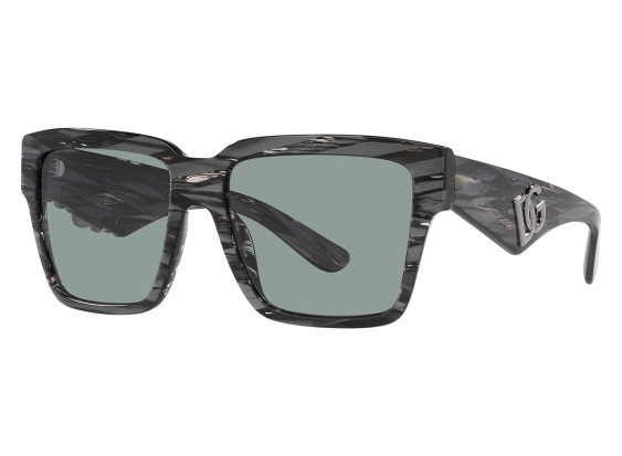 Dolce & Gabbana DG4436 318787 Striped Black/Dark Grey