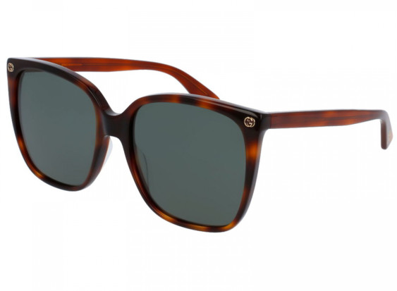 Gucci GG0022S 002 Havana/Green