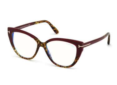 Tom Ford FT5673-B 056 Vintage Leopard/Bordeaux-To-Vintage Leopard 54mm
