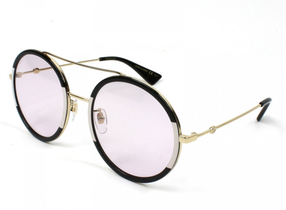 Gucci GG0061S 006 Gold/Black/Pink