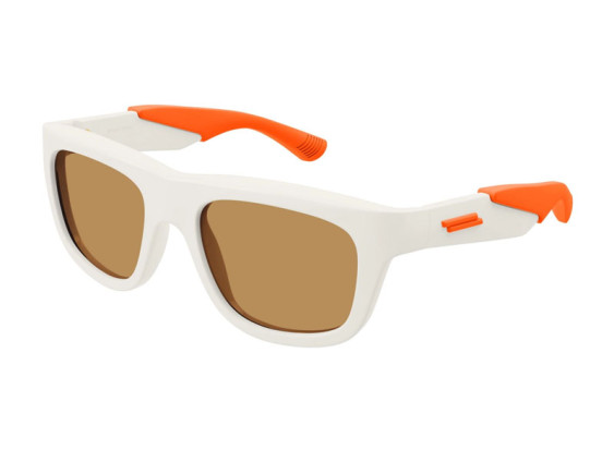 Bottega Veneta BV1233S 004 Ivory/Orange/Brown