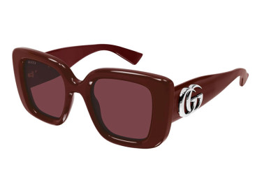 Gucci GG1975S 005 Shiny Solid Burgundy/Solid Burgundy