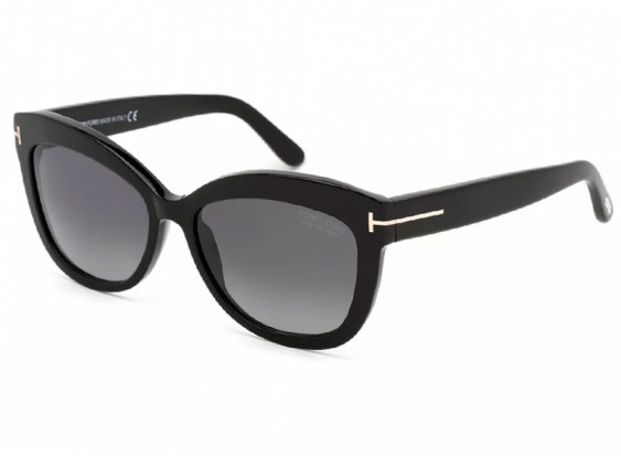Tom Ford FT0524 01D Shiny Black/Smoke Gradient Polarized