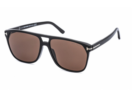 Tom Ford FT0679 01E Shiny Black / Brown
