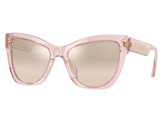 Versace VE4417U 53394E Transparent Pink/Brown Mirror Gradient Gold