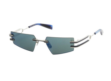 Balmain FIXE BPS-123E Silver/Navy Enamel/Blue Swirl Deep Blue Mirror AR