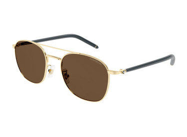 Montblanc MB0271S 004 Gold/Nicotine