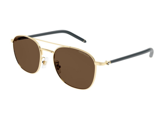 Montblanc MB0271S 004 Gold/Nicotine