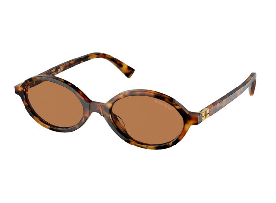 Miu Miu MU04ZSF 19P2Z1 Light Havana/Brown