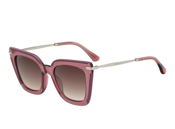 Jimmy Choo CIARA/G/S S5R HA Burgundy Gold Glitter/Brown Gradient