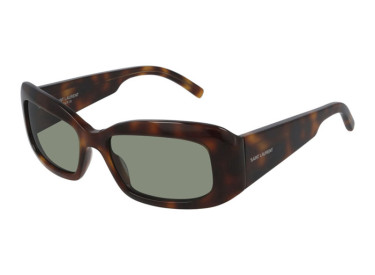 Saint Laurent SL418 002 Havana/Green