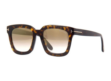 Tom Ford FT0690-F 52H Dark Havana/Green Gradient Polarized