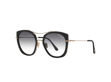 Tom Ford FT0760 01B Shiny Black/Gradient Smoke
