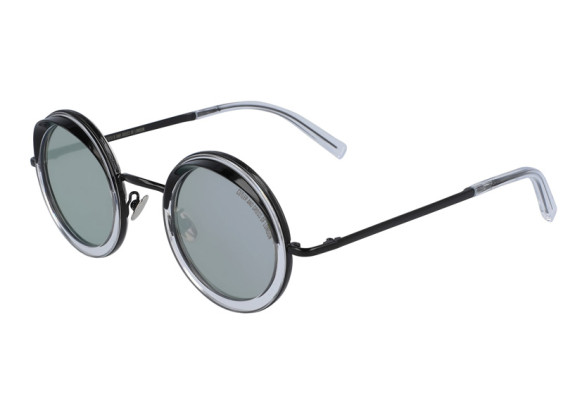 Cutler and Gross CG1277S 002 Black on Crystal/Grey Flash